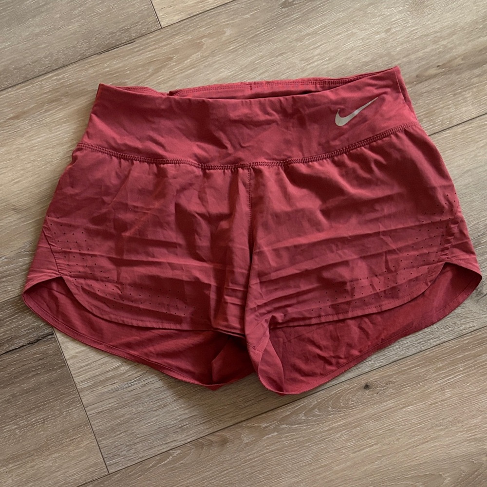 Nike Women's Athletic Shorts in Red